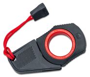 SOG RAPID EDGE - BLACK + RED kompakt kés 5cm SOG-18-30-04-43 - KNIFESTOCK