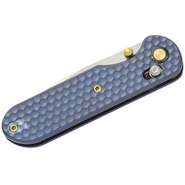 GEO Knife Ethereal Cutter SW M390 Blade SWBlue Ti - KNIFESTOCK