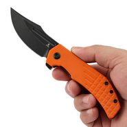 Tenable Knives Orion Blackwash 14C28N, Orange G10+ Frag Mönster - KNIFESTOCK