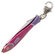 MIKOV rybička 130-NZn-1/PINK vreckový nôž 5.5 cm ružový - KNIFESTOCK