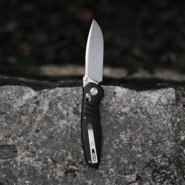 Vosteed Corsair Nitro-V Stonewash Black Micarta CS29NWMK - KNIFESTOCK