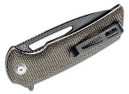 CIVIVI Odium Donkergroen Micarta/Zwart Stonewashed D2 C2010G - KNIFESTOCK