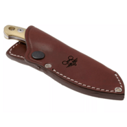 Giant Mouse GMF1-XL Alamă Milled / Lamă Satin Elmax / Teacă din Piele Burgundă - KNIFESTOCK
