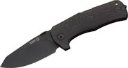Lionsteel Solid LockBack BLACK Micarta handle Sleipner BLACK Blade IKBS TM1 MB - KNIFESTOCK