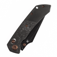 Kansept Fenrir KNFS Exclusive, M390 Blackwash, Shred Carbon K1034VC1 - KNIFESTOCK