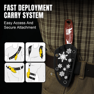 Kizer HARE D2 G10 -  Xmas edition - KNIFESTOCK