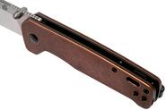 QSP Mes Penguin, Satin D2 Lemmet, Stonewash Koperen Handvat QS130-K - KNIFESTOCK