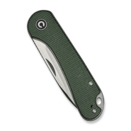 Civivi Elementum Slip Joint Green Canvas Micarta HandleSatin Finished 14C28N Blade - KNIFESTOCK