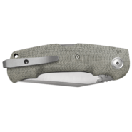 Viper TURN Essential Clip Point Satin M390, Green Canvas Micarta V5988CG - KNIFESTOCK