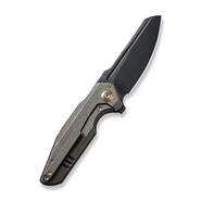 WE StarHawk Bronze Titanium Handle Black Stonewashed CPM 20CV Blade WE21017-2 - KNIFESTOCK