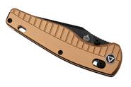 QPS Reptile 14C28N, nero, Manico: Alluminio champagne QS165-A2 - KNIFESTOCK
