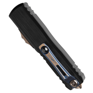 Microtech UTX-85 GEN III – DOUBLE EDGE MARFIONE SELECT BLUED BAKER FORGE DAMASCUS 1232-16MS2 - KNIFESTOCK