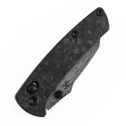 Kansept Little Main Street Damascus Shredded Carbon Fiber K2015V7 - KNIFESTOCK