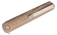 MKM FLAME LIGHT Titanium - anodizzato bronzo BÖHLER M390 - DROP POINT MK FL01L-NC - KNIFESTOCK