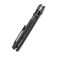 GEO Knife Blaze Black DLC M390 Blade Black DLC Ti - KNIFESTOCK