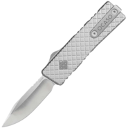 Ocaso Lucent Automaattinen OTF Mini (CA Laillinen) Satin 18LMS - KNIFESTOCK
