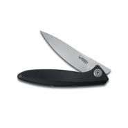 Kubey Pike Liner Lock Folding Knife Black CPM-20CV Titanium Handle KB2103b - KNIFESTOCK