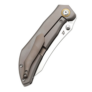 KANSEPT Tipper Satin CPM S35VN 0.137&#039;&#039;/3.5mm Bronze Anodized Titanium K1079A2 - KNIFESTOCK
