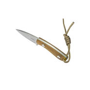 Kubey Bloom Fixed Blade Knife Ultem w/ Diagonal Milling Handle 2.60&quot; Beadblast 14C28N Blade KU411C - KNIFESTOCK