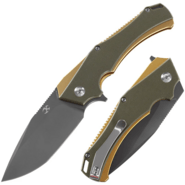 Kansept Hellx OD Green G10+ Anodized Bronze Stainless Steel - KNIFESTOCK