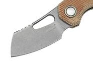 MKM ISONZO M390 Natural canvas micarta BÖHLER M390 MK FX03M-2NC - KNIFESTOCK