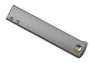Fox Knives FOX CHNOPS VOUWMES DAMASTEEL DS93X, TITANIUM GESTRAALDE HANDGREEP EN SPACER BRONS KLEUR - KNIFESTOCK