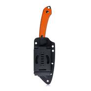 KUBEY Perses Couteau de Survie Extérieur à Lame Fixe Manche Orange G10 Étui Kydex Tek-lok KU302B - KNIFESTOCK