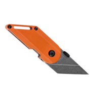 Kansept Dash 154CM Black Stonewashed Orange G10 handles T3045A3 - KNIFESTOCK