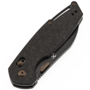 Kansept Model 6 Blackwash CPM S35VN,Shred CF K1022V1 - KNIFESTOCK