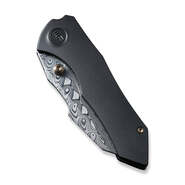 WE KNIFE High-Fin Damasteel/Titanium Black WE22005-DS1 - KNIFESTOCK