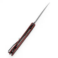 Tenable Knives Kratos Blackwash Nitro-V Black &amp; Red G10 - KNIFESTOCK