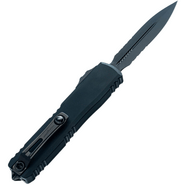 Microtech ULTRATECH GEN III ZBP D/E DLC PART SERRATE SHADOW 1122-2DLCTSH - KNIFESTOCK
