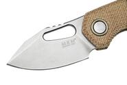 MKM ISONZO M390 Natural canvas micarta BÖHLER M390 MK FX03M-3NC - KNIFESTOCK