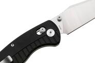 QPS Reptile 14C28N, Stonewash-Satin, Griff: Schwarzes G10 QS165-C1 - KNIFESTOCK