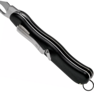 Victorinox SENTINEL, clip, One Hand, non wavy, black 0.8416.M3 - KNIFESTOCK