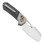 Kansept Nahual Stonewashed Magnacut,Beadblasted Ti, Shred CF K2125V2 - KNIFESTOCK