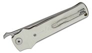 Petrified Fish PFB04 Tena Satin D2 White G10 PFB04WS - KNIFESTOCK