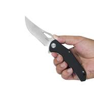 KUBEY Liner Lock Folding Pocket Knife Black G10 Handle KU149A - KNIFESTOCK
