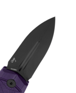 Bestech QUQU 14C28N Black DLC G10 Purple Button Lock BG57A-4 - KNIFESTOCK