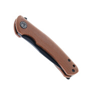 Petrified Fish PF949X Warrior Black Stonewashed K110 khaki Micarta PF949XKMDW - KNIFESTOCK