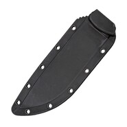 ESEE Knives Model 6 black blade, grey micarta handle, molded sheath - KNIFESTOCK