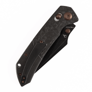 Kansept Fenrir KNFS Exclusive, M390 Blackwash, Shred Carbon K1034VC1 - KNIFESTOCK