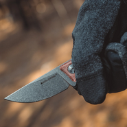 Real Steel Receptor, Stonewash 14C28N, Natural Micarta RE-3552NM - KNIFESTOCK