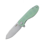 KUBEY Master Chief, Folding Knife, AUS-10 Blade, Jade G10 Handle KU358C - KNIFESTOCK