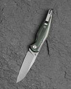 Bestech Snakebird 14C28N, Micarta, Blokada przyciskiem - Czarny BG58A - KNIFESTOCK