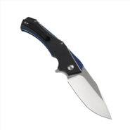 Kansept Hellx Black G10 + Anodized  Blue Stainless Steel - KNIFESTOCK