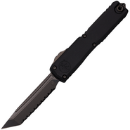Microtech ULTRATECH GEN III ZBP T/E FULL SERRATE DLC SHADOW 1123-3DLCTSH - KNIFESTOCK