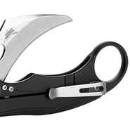 LionSteel L.E.One keskmise suurusega kokkupandav nuga, KIVIPESU M390 tera, MUST alumiiniumkäepide - KNIFESTOCK