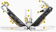 LEATHERMAN SIGNAL GRANITE GRAY 832737 - KNIFESTOCK