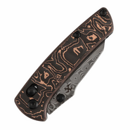 Kansept Little Main Street Damascus, Copper Carbon Fiber K2015V5 - KNIFESTOCK